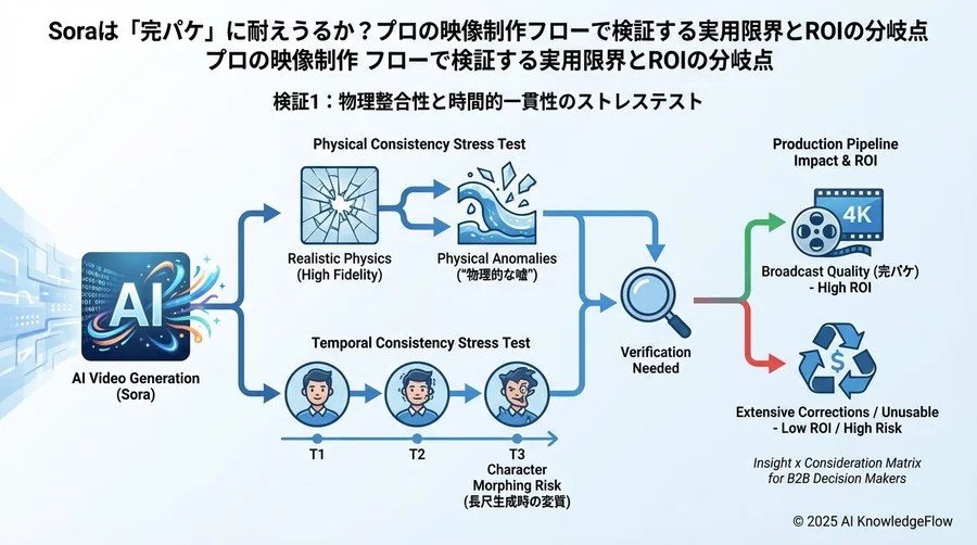 検証1：物理整合性と時間的一貫性のストレステスト - Section Image