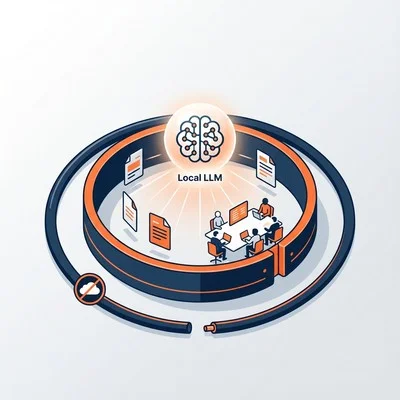 クラウド禁止でも諦めない。機密会議の議事録を「ローカルLLM」で安全に自動化する技術