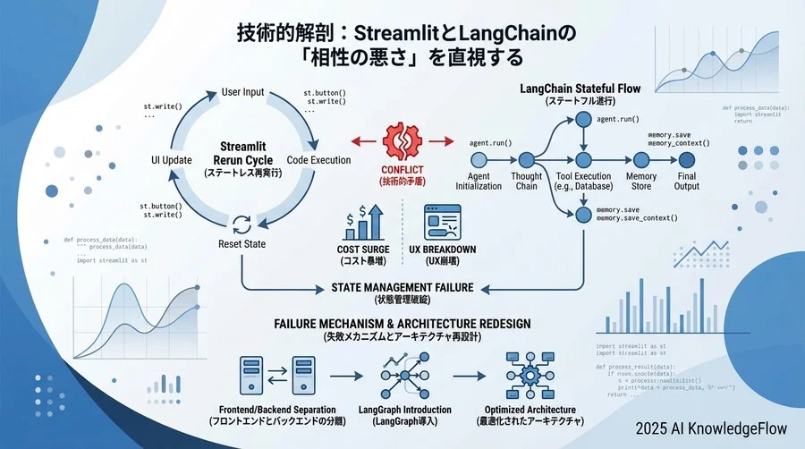 技術的解剖：StreamlitとLangChainの「相性の悪さ」を直視する - Section Image