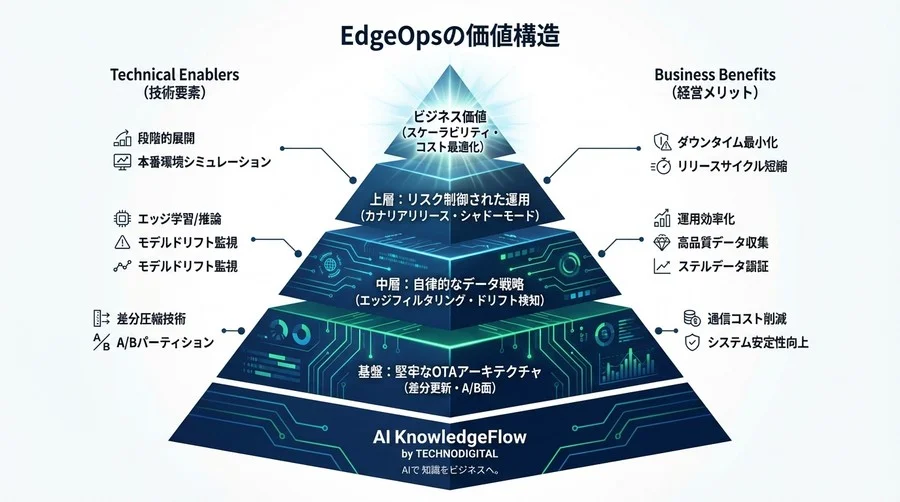 POC成功が量産の悪夢に変わる前に：数千台のエッジAIを制御するEdgeOpsアーキテクチャの鉄則 - Conclusion Image