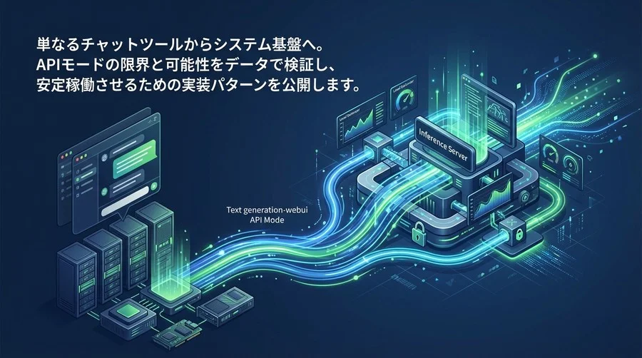 Text generation-webui APIモードの負荷耐性と実装設計：ローカルLLMを実用的な推論サーバーへ昇華させる技術検証