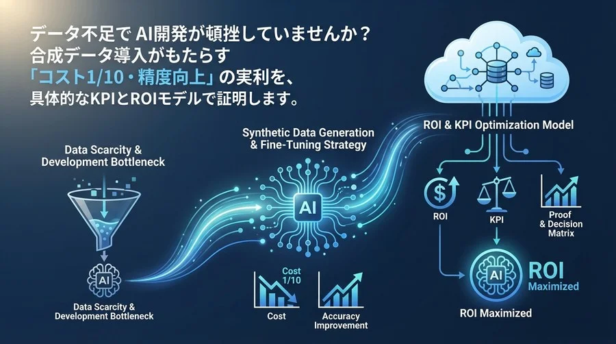 合成データ導入のROIを最大化する評価指標設計：コスト1/10を実現するファインチューニング戦略
