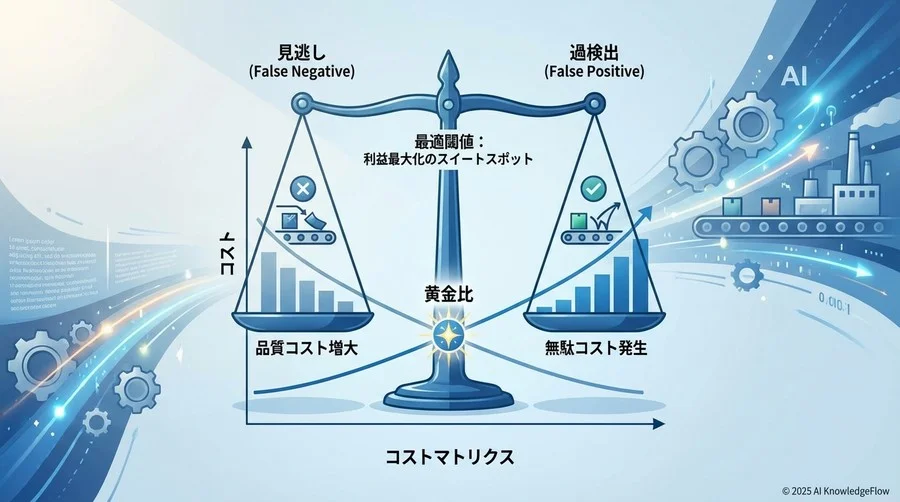 「見逃し」対「過検出」：利益を最大化する閾値設定の黄金比 - Section Image