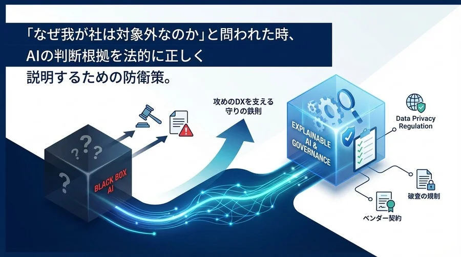 AIリードスコアリングの法的リスクと説明責任：導入前に固めるべき「守り」の鉄則