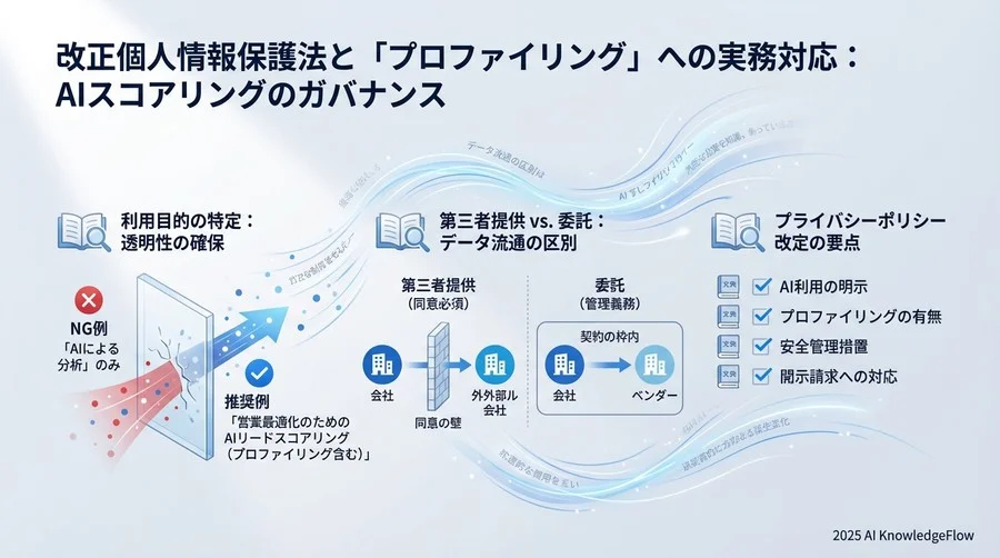 改正個人情報保護法と「プロファイリング」への実務対応 - Section Image