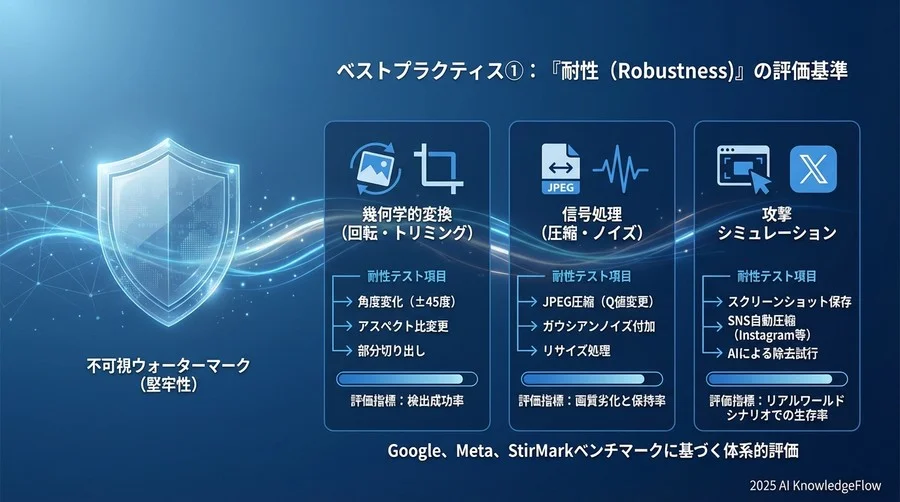 ベストプラクティス①：『耐性（Robustness）』の評価基準 - Section Image