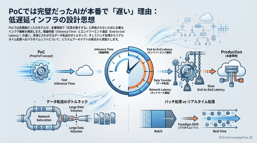 バッチ思考からの脱却：リアルタイムAIのためのインフラ設計原則 - Section Image