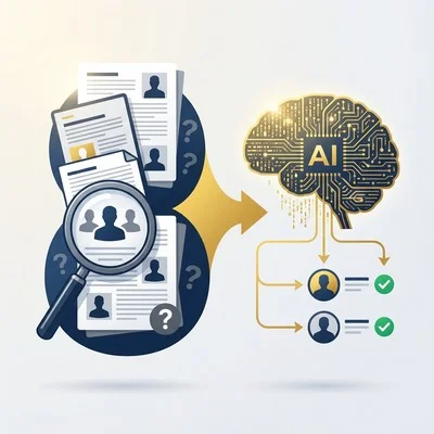 同姓同名判定の自動化で目視80%削減。反社チェックAIの実力値を徹底検証