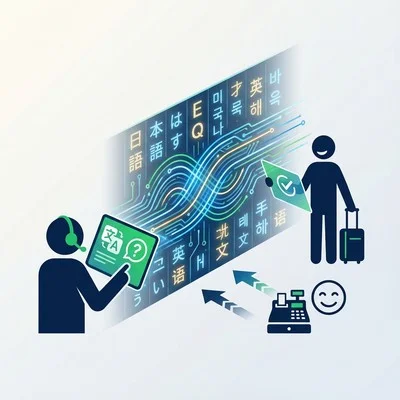 インバウンド接客の「言語の壁」を資産に変える：AI翻訳×FAQによる店舗オペレーション再構築論