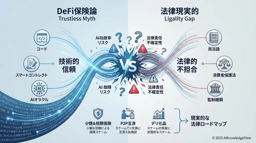 DeFi保険の「トラストレス」神話と法的現実のギャップ - Section Image