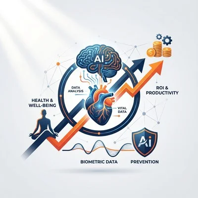 健康経営のROIを最大化する：バイタルデータ×AIで実現するメンタル不調の「予防的」投資対効果試算