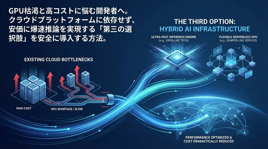 AWS離れが加速する理由：GroqとRunPodで実現する「爆速・低コスト」なAI推論基盤の作り方