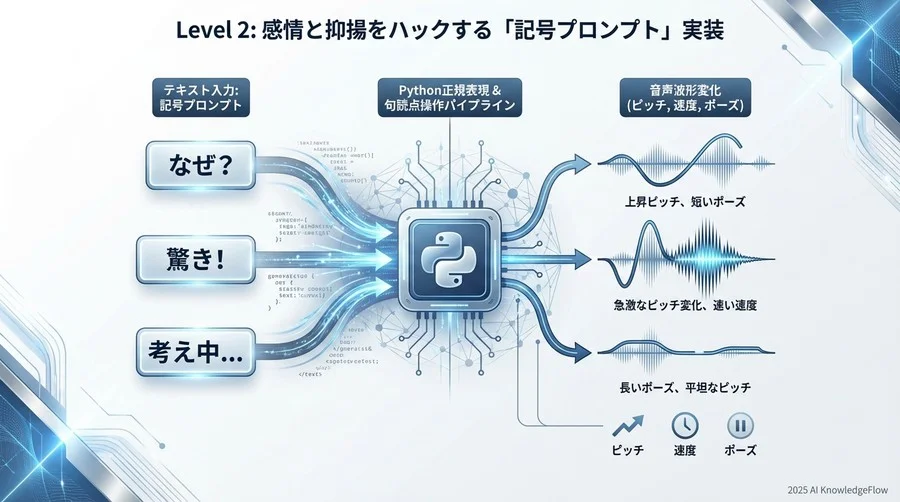 Level 2: 感情と抑揚をハックする「記号プロンプト」実装 - Section Image
