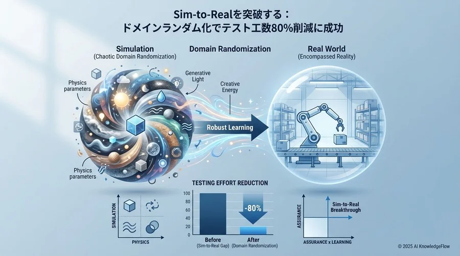 解決策の選定：ドメインランダム化が「現場の不安」を解消する最適解だった理由 - Section Image
