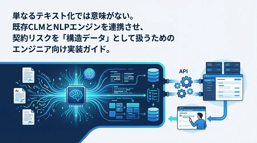 契約書AI導入の「その後」：NLPエンジンと既存システムを接続する実装エンジニアリング全書