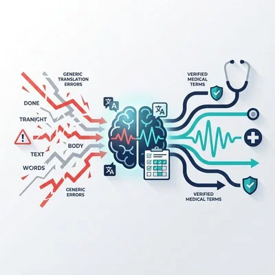 医療AI翻訳の導入リスクを断つ：命を守る誤訳防止アルゴリズムの評価基準と安全管理