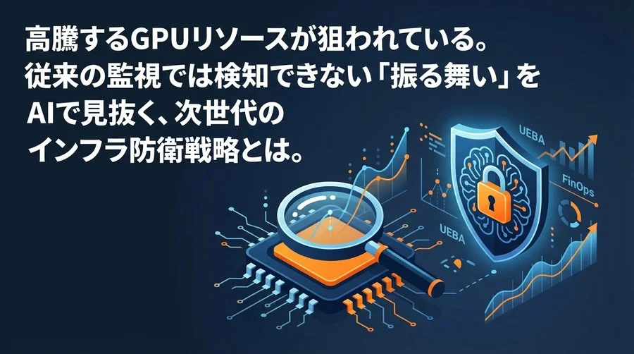GPUリソースの不正利用：AI行動分析で見抜く「見えない横領」とインフラ防衛戦略
