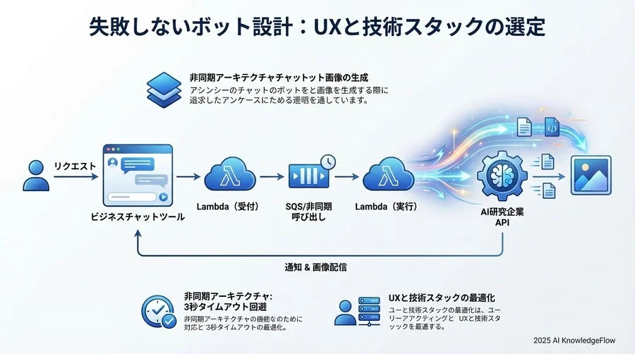 失敗しないボット設計：UXと技術スタックの選定 - Section Image