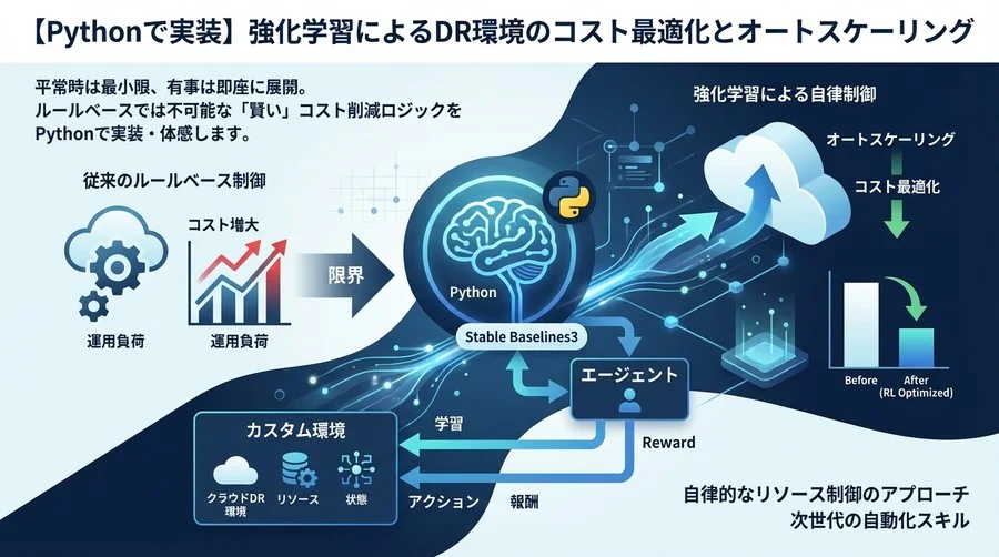 【Pythonで実装】強化学習によるDR環境のコスト最適化とオートスケーリング