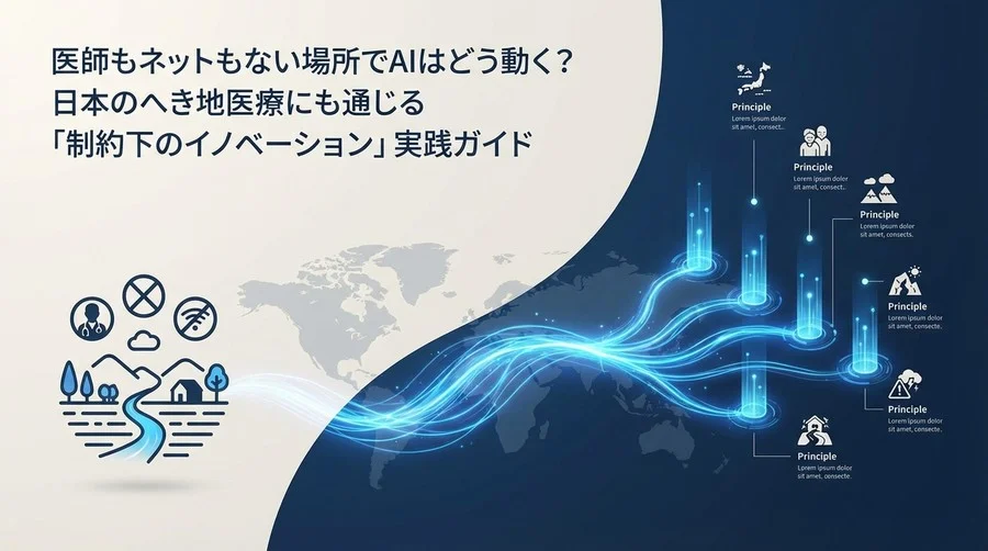 医師不在・ネット遮断でも動くAI：インド流「引き算のDX」が日本の医療を変える5つの原則