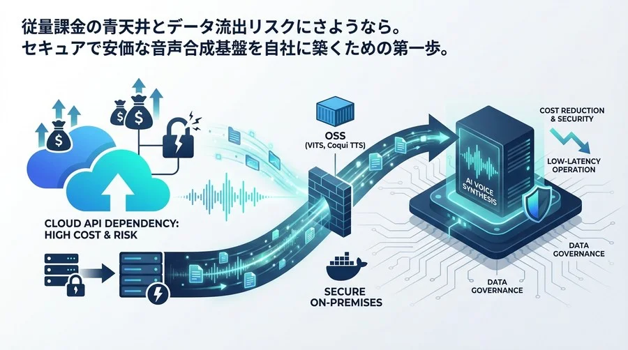 脱クラウドAPI依存｜VITS等のOSS音声合成で実現するコスト削減とセキュリティ自衛策