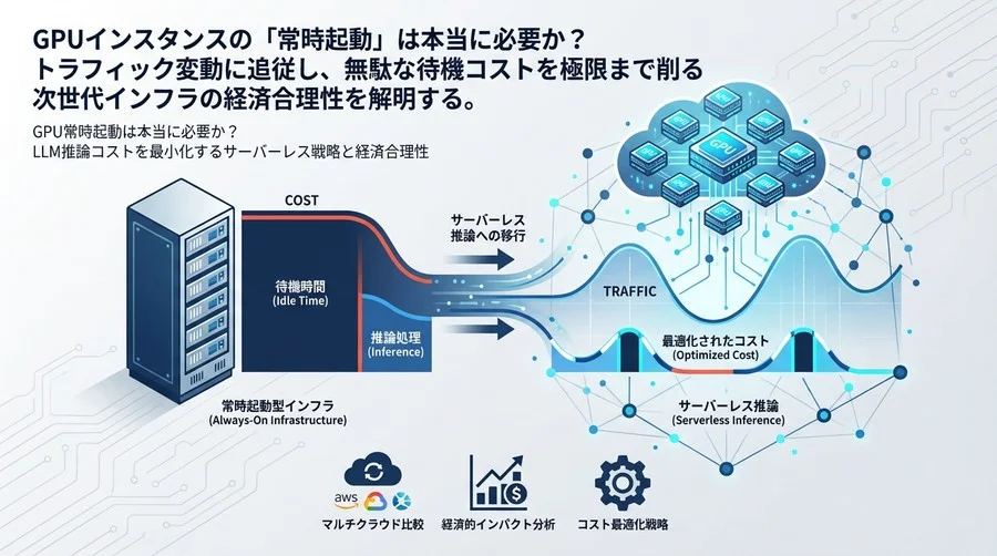 GPU常時起動は本当に必要か？LLM推論コストを最小化するサーバーレス戦略と経済合理性