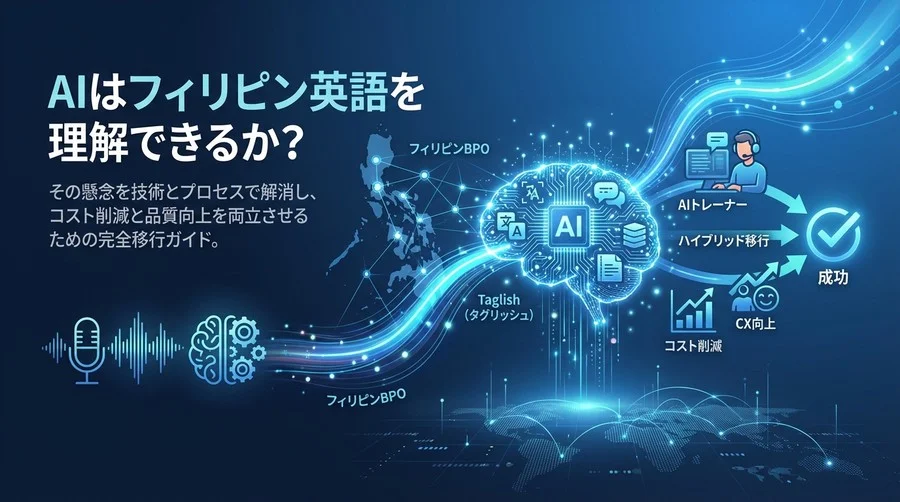 フィリピンBPO×AI導入の現実解：英語アクセントを克服するハイブリッド移行戦略