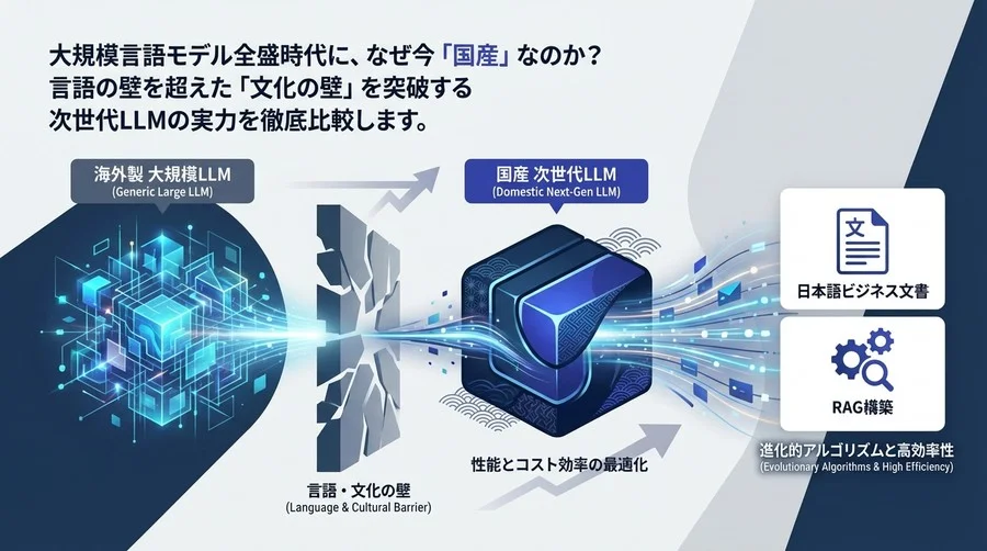 【徹底検証】ChatGPT全盛期になぜ「Sakana AI」か？日本語性能とコスト効率で選ぶ次世代LLM戦略