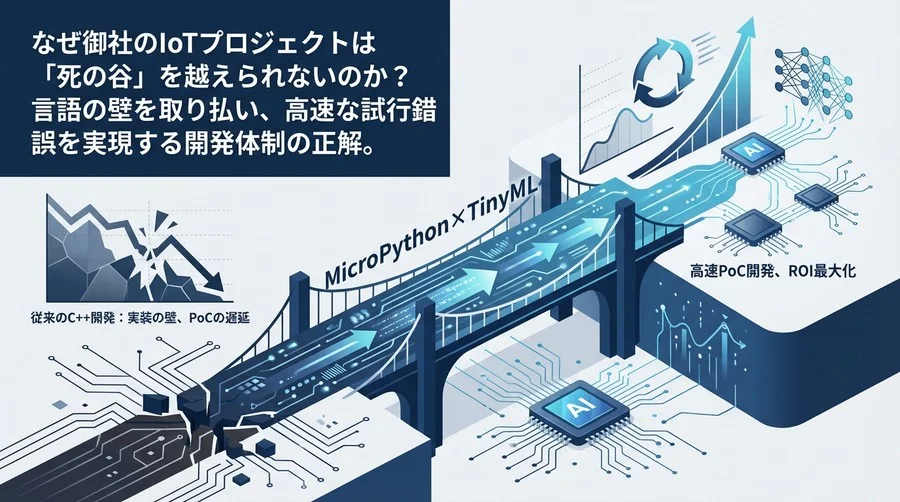 エッジAIの「死の谷」を越える：MicroPython×TinyMLで実現する高速PoC開発の正解