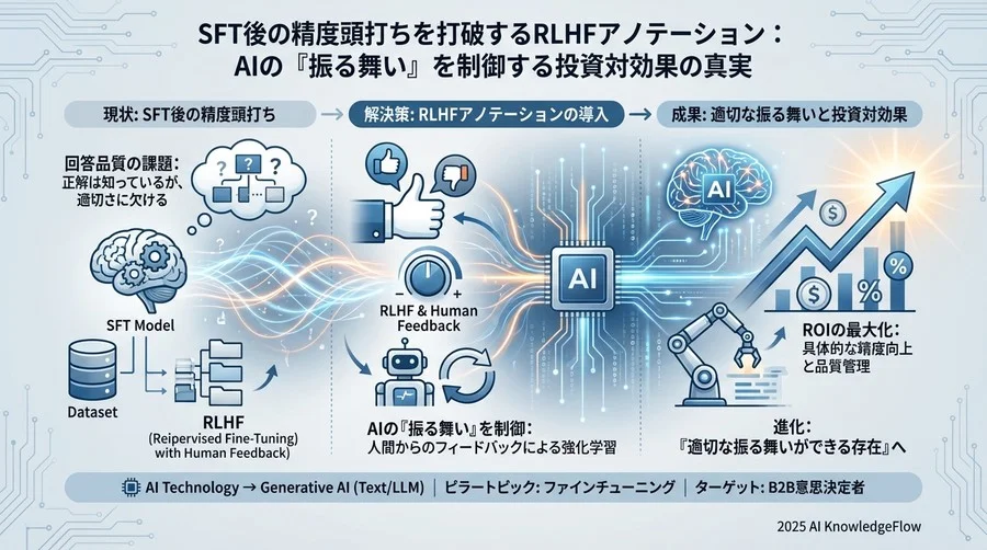 Q1: RLHFアノテーションは、従来の教師データ作成と何が違うのですか？ - Section Image