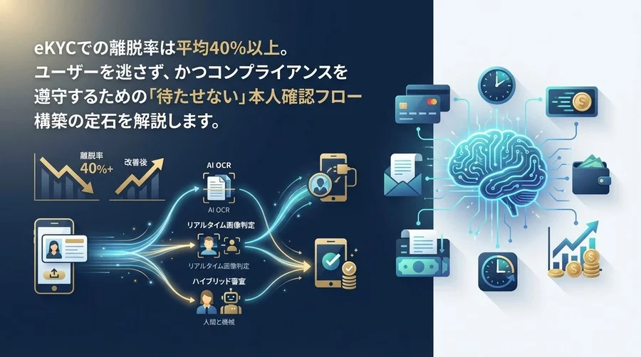 組み込み型金融のeKYC離脱率40%を打破する：AI OCRと画像認識による高速化の実践手法