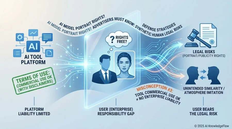 誤解③：「制作ツールが商用利用可なら企業責任は問われない」 - Section Image