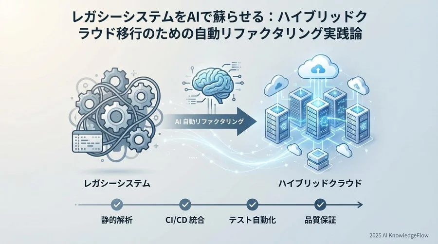 2. 統合アーキテクチャ：AIエージェントとCI/CDの連携 - Section Image