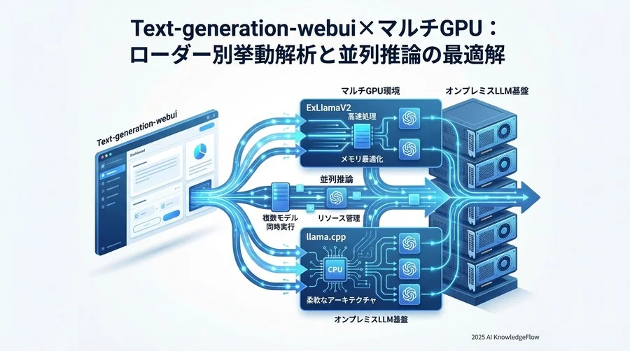 Text-generation-webuiにおける主要バックエンドのマルチGPU挙動比較 - Section Image
