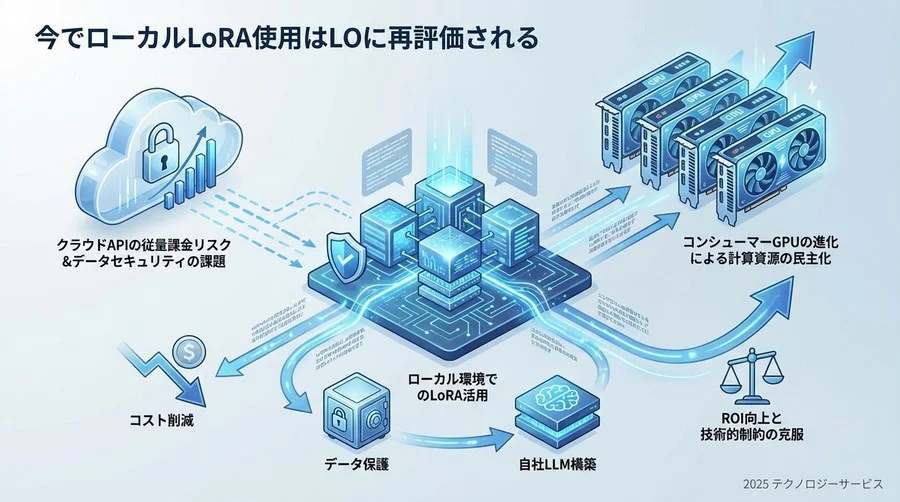 なぜ今、ローカル環境でのLoRA活用が再評価されているのか - Section Image