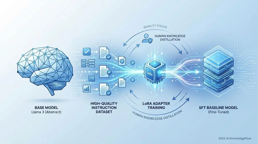 ステップ1：教師あり微調整（SFT）モデルのベースライン構築 - Section Image