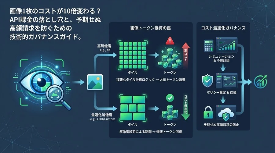 ChatGPT Vision料金計算の完全講義：画像トークン換算の罠とコスト最適化ガバナンス
