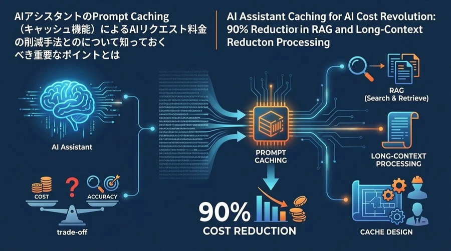 Claude Prompt Cachingで実現するAIコスト革命：RAGと長文処理の「90%削減」ロジック