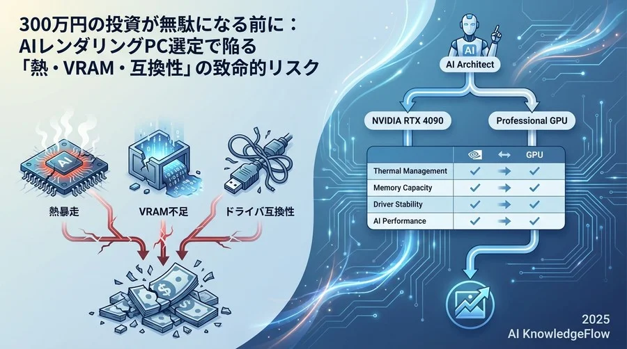 ハードウェア選定の落とし穴：カタログスペックと実効性能の乖離リスク - Section Image