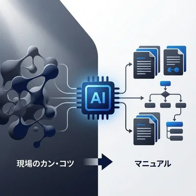現場の「カン・コツ」をAIで標準化する：マニュアル作成工数を8割削減するプロンプト設計術