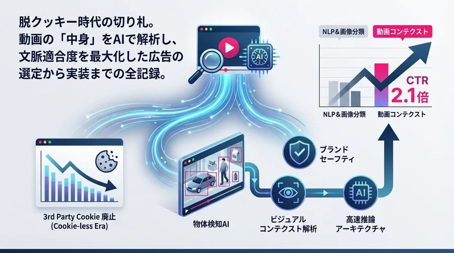 動画の中身を「見る」AI：クッキーレス時代にCTR2.1倍を叩き出した物体検知実装の全貌
