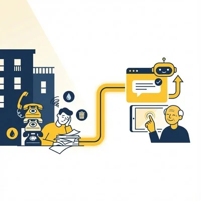 マンション管理の「電話対応」をAIで8割削減する：高齢者も使えるチャットボット選定と理事会説得の全技術