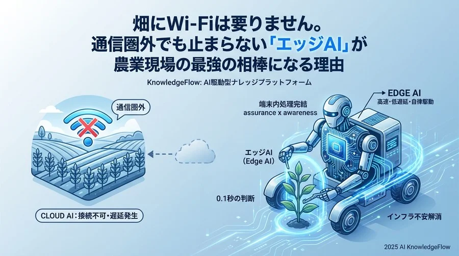 なぜ今、農業現場で「クラウド」ではなく「エッジAI」が選ばれるのか - Section Image