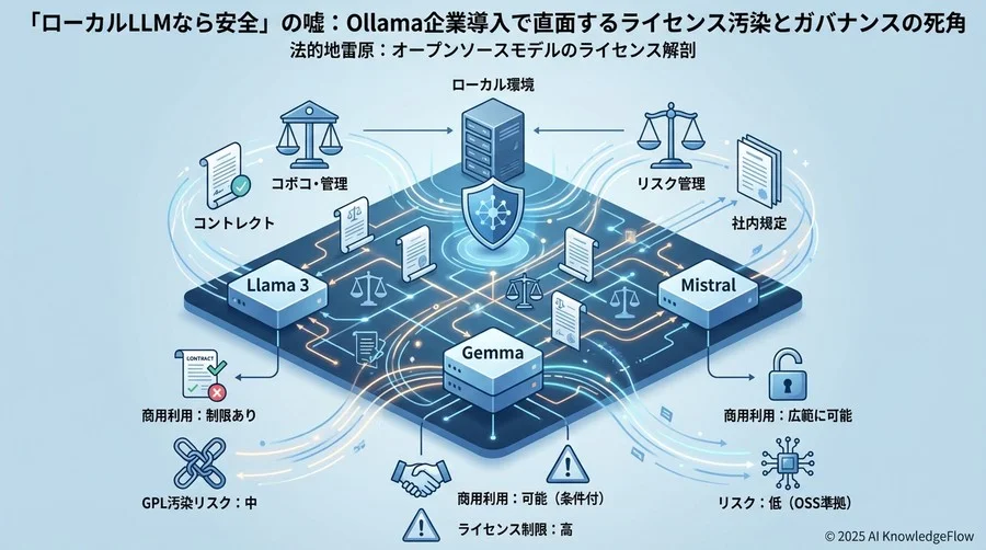 法的地雷原：オープンソースモデルのライセンス解剖 - Section Image
