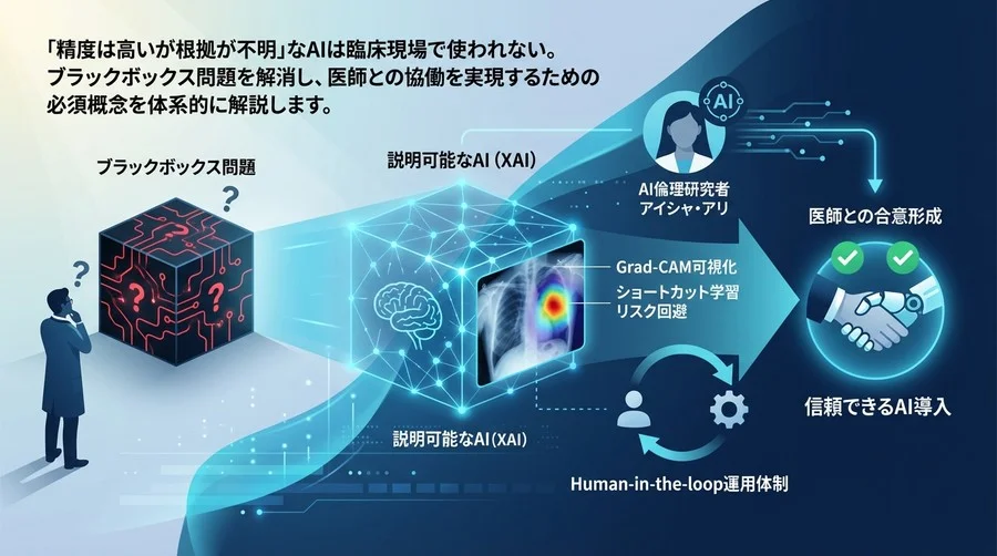 医師の信頼を勝ち取る「説明可能なAI」：放射線読影におけるブラックボックス問題と解決策