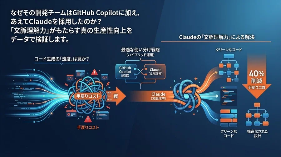 コード生成の「速度」は罠か？Claudeの最新モデル導入で手戻り工数を40%削減した実証記録