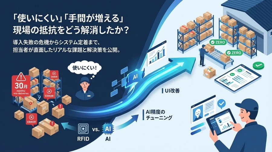 【物流DXのリアル】画像認識AIで誤配送ゼロへ。現場の「使いにくい」という猛反発を乗り越えた導入全記録