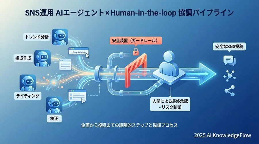 AIエージェントが協調する自動化パイプラインの全体像 - Section Image