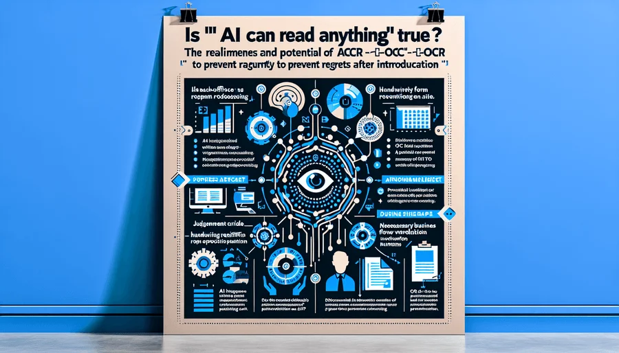「AIなら何でも読める」は本当か？導入後の後悔を防ぐAI-OCRの現実と可能性FAQ