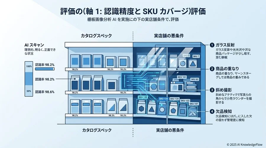 評価軸1：[機能・性能面] 認識精度と対応SKUの網羅性 - Section Image